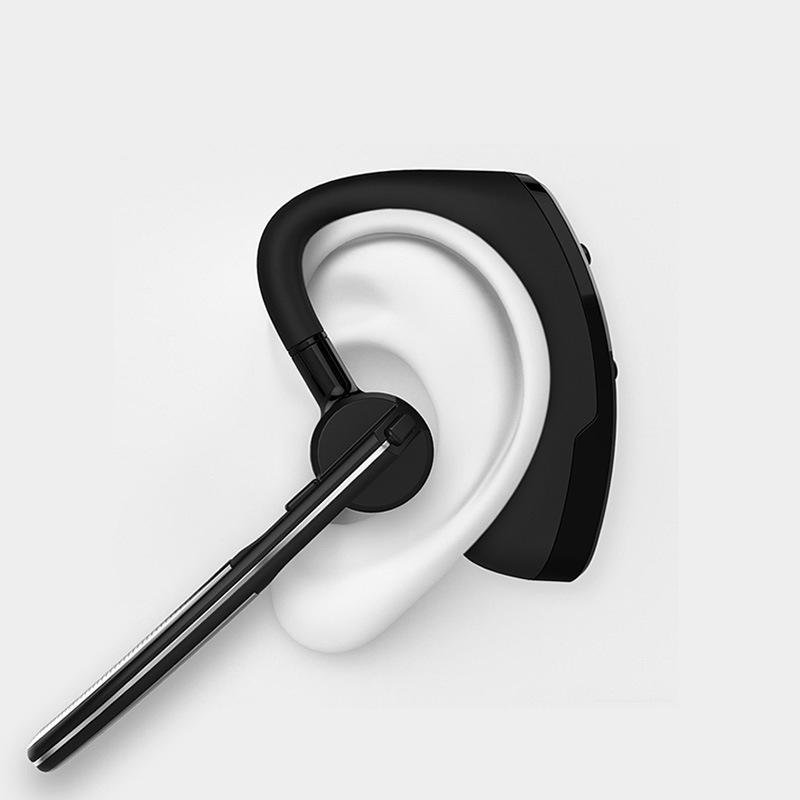 Bluetooth Earpiece ear hook detail – ergonomic fit wireless noise cancelling headset